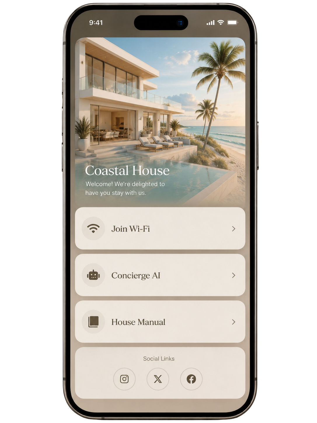 Tapplify guest page displayed on a phone